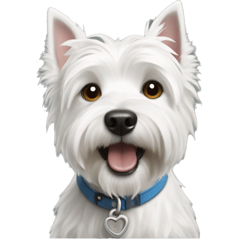 Westie dog emoji