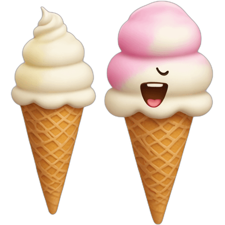 Running ice cream emoji