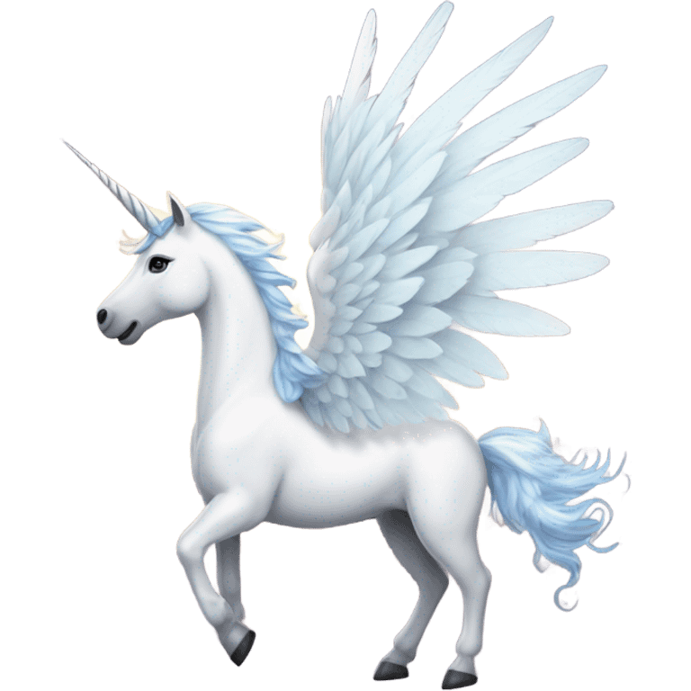 Unicorn with wings emoji