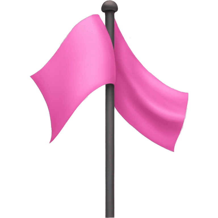 Pink flag emoji