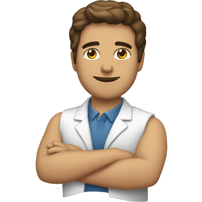 Hombre prótesis rodilla  emoji