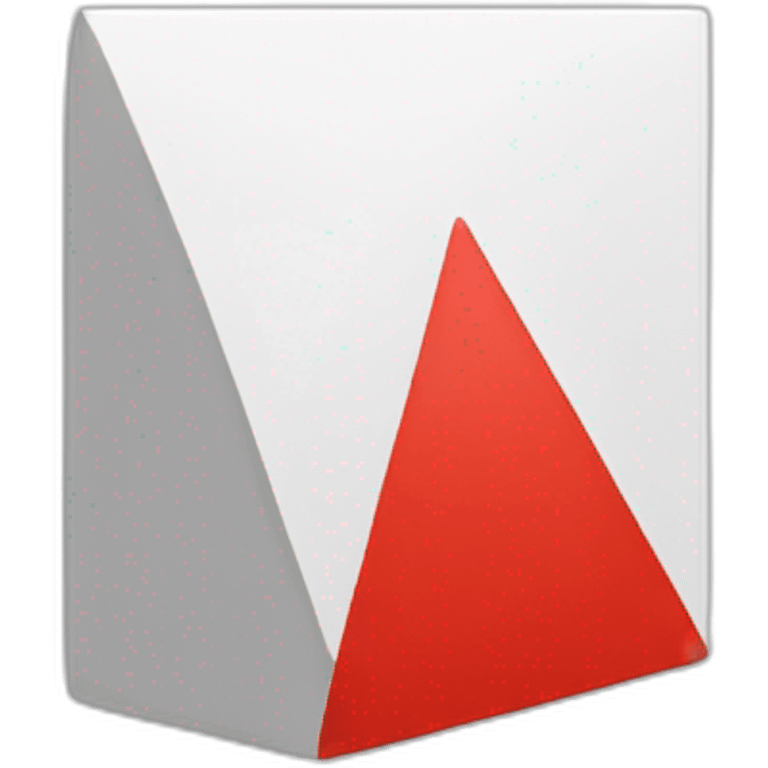 Red rectangle with sideway white triangle emoji