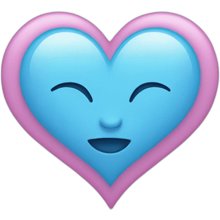 Trans heart emoji