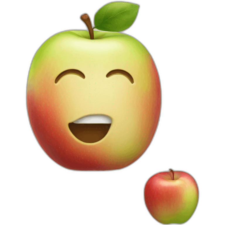 apple joy emoji