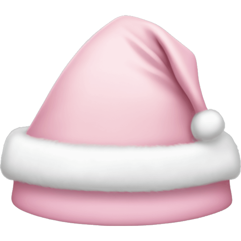 light pink santa hat emoji