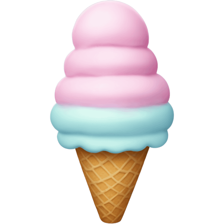 Pastel ice cream  emoji