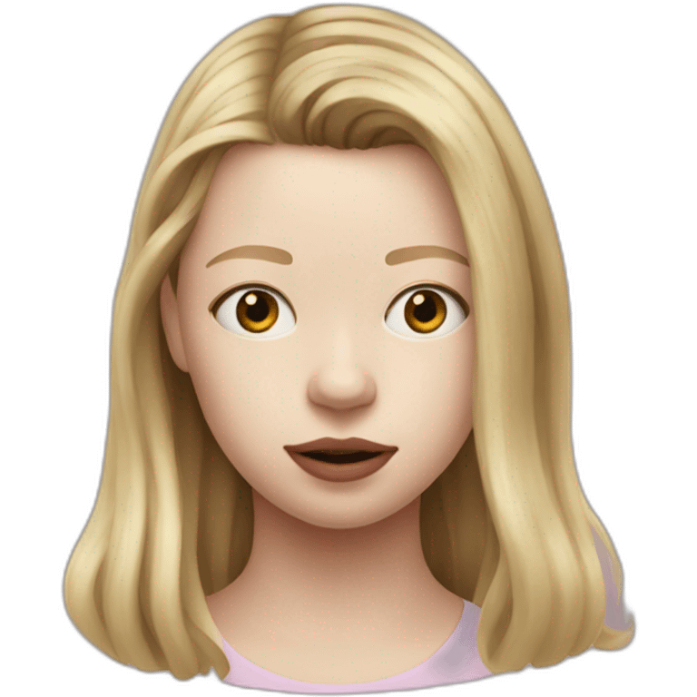 blonde mia goth emoji