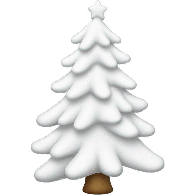 White Christmas Tree emoji