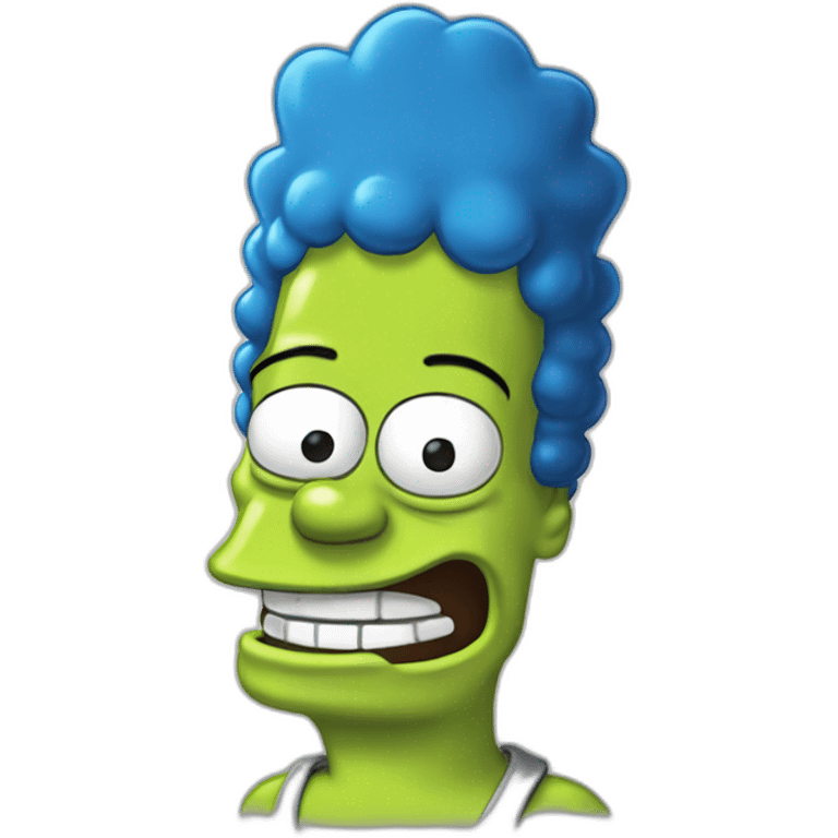 marge simpsons smile emoji