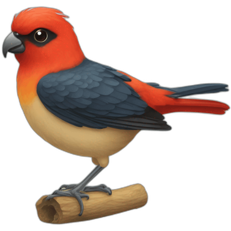 Agaporni pajaro emoji