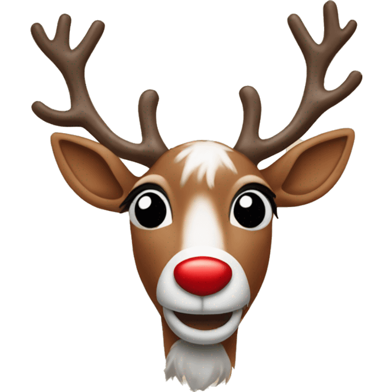 rudolph the red nose reindeer  emoji