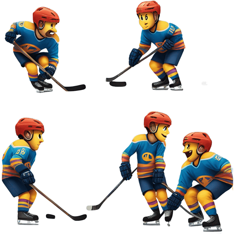 ice hockey emoji