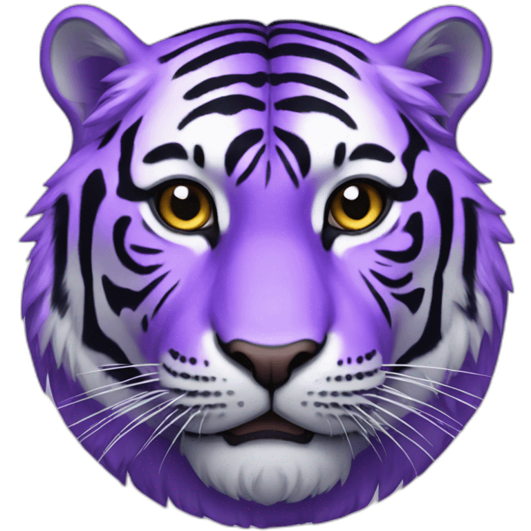 Purple tiger emoji