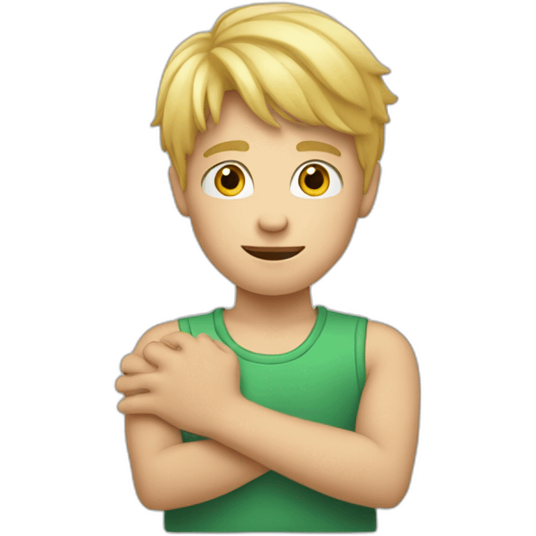 blond boy handtsand emoji