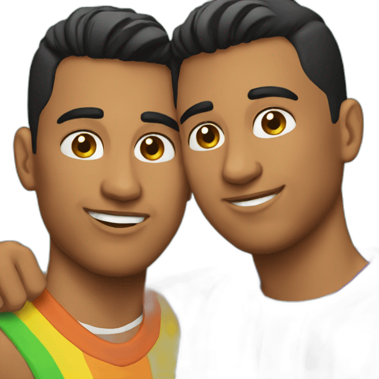 Latin gay couple emoji