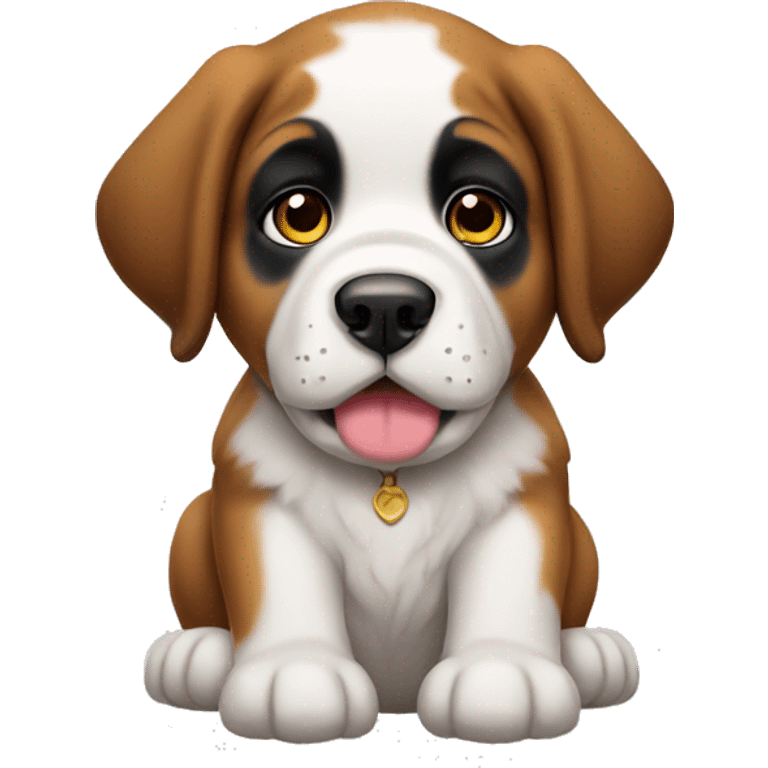 Saint bernard puppy emoji