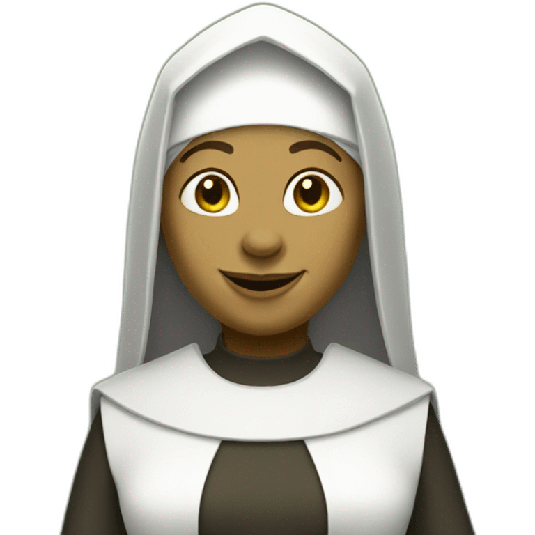 Shrek Nun happy emoji