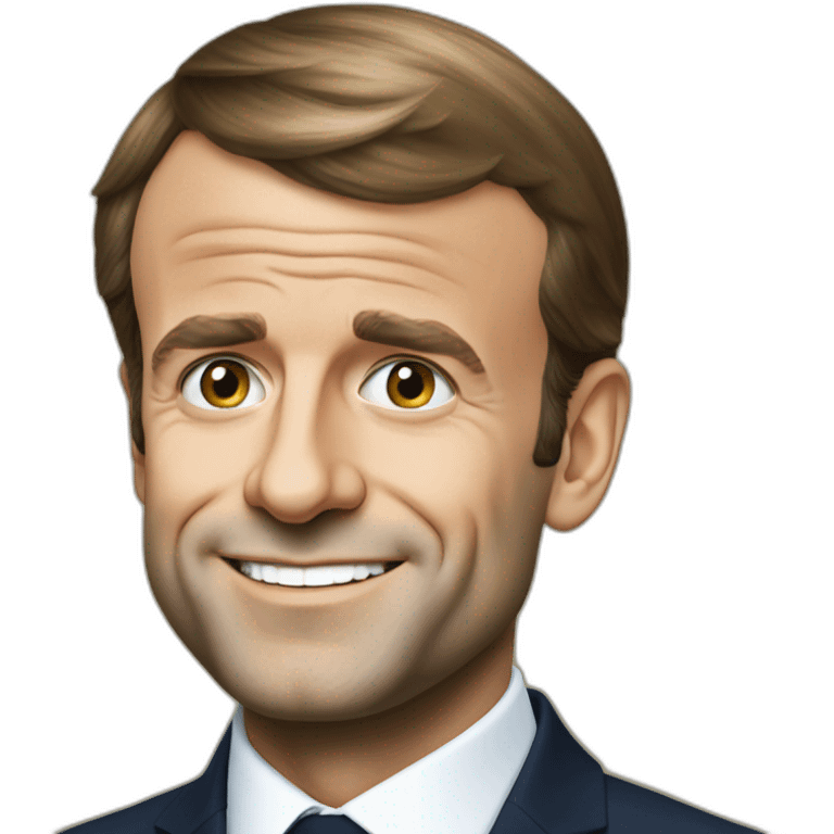 Emmanuel Macron à noël emoji