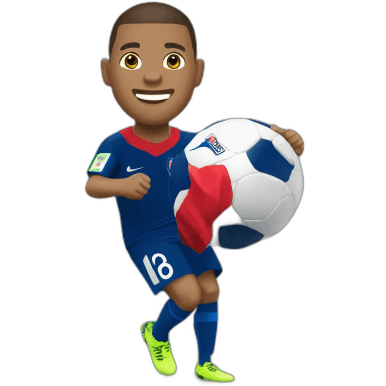 Célébration Mbappé bras croisé  emoji