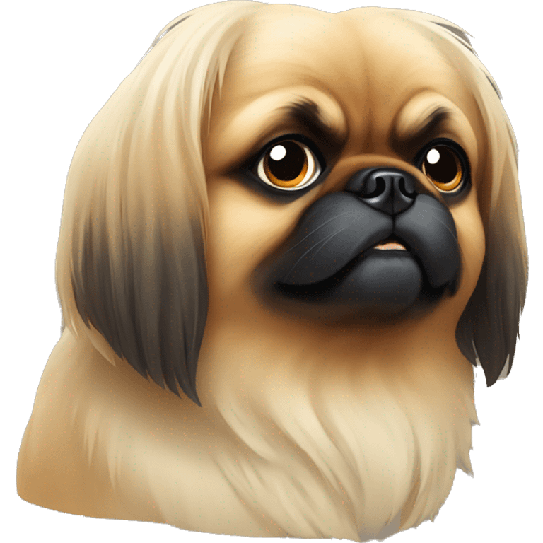 Pekingese dog emoji