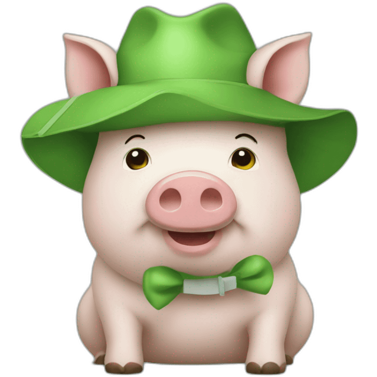 green trader piggy emoji