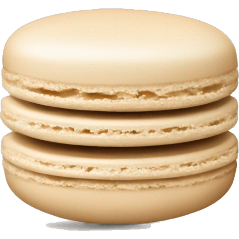 beige macaron emoji