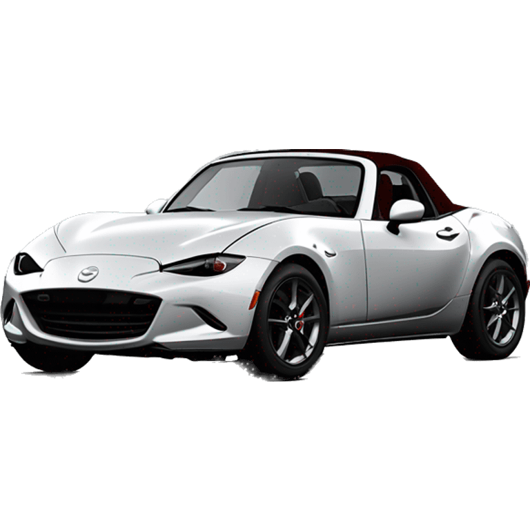 Mazda miata mx-5 2022 dark red cabriolet  emoji