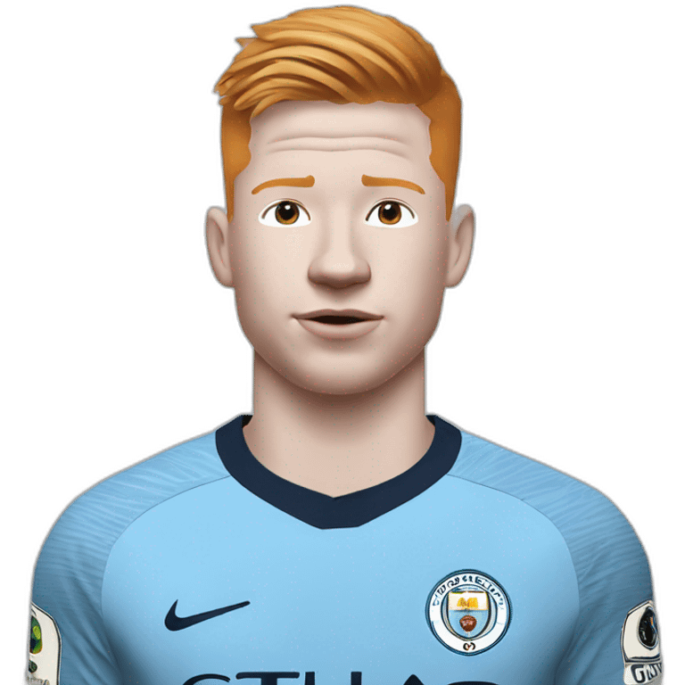 Kevin de bruyne man city emoji