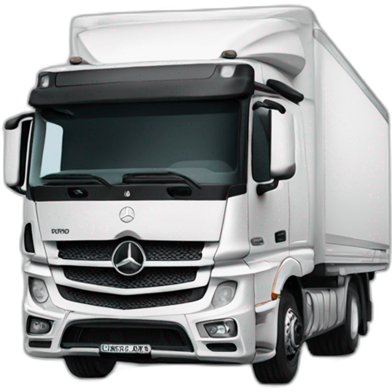 Mercedes Benz Truck emoji