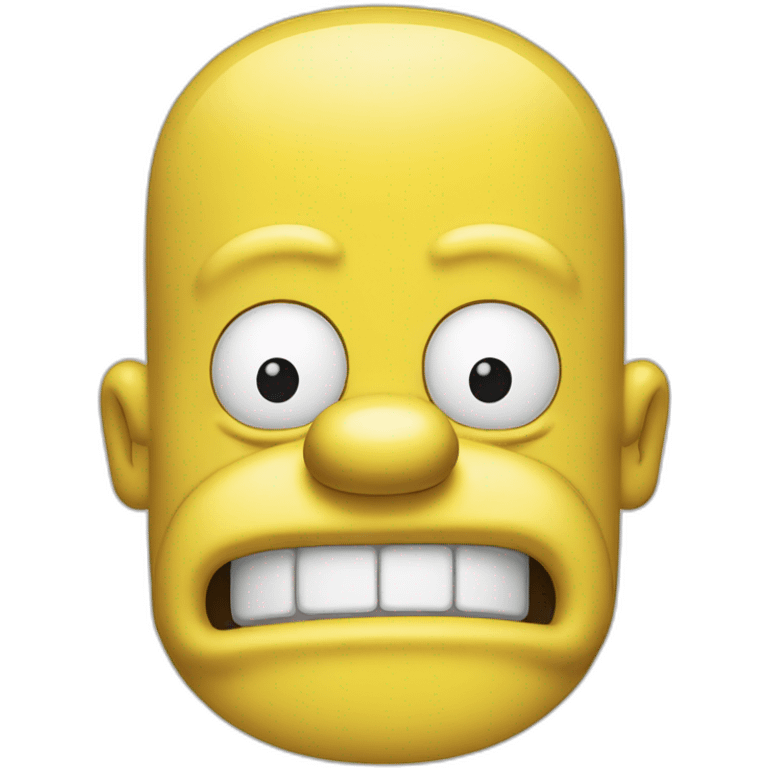 homer simpson’s face smiling emoji