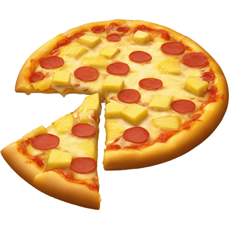 Pineapple pizza emoji