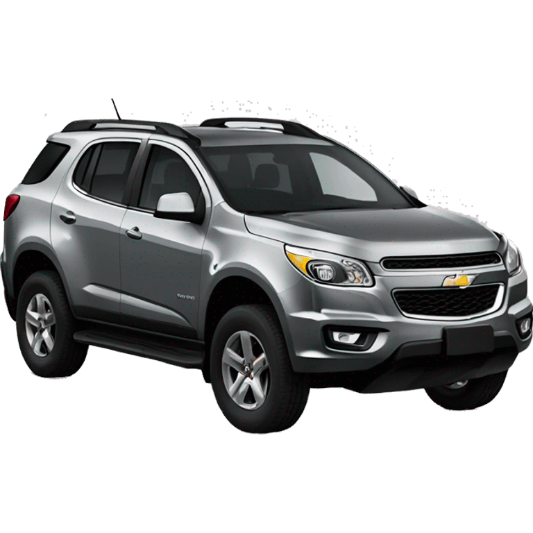 Dark silver chevy trailblazer activ emoji