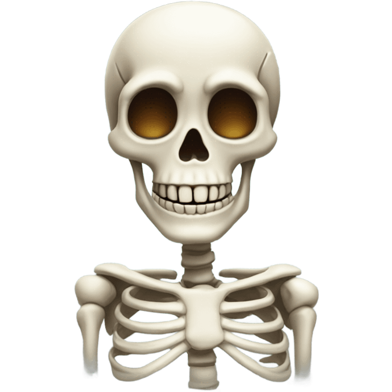 Happy skeleton  emoji