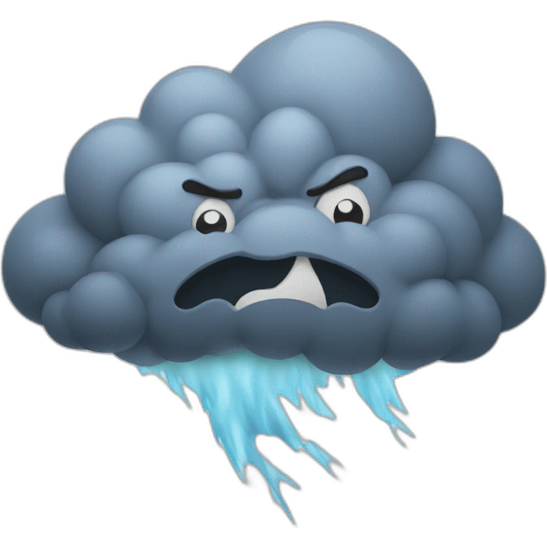 angry storm cloud emoji