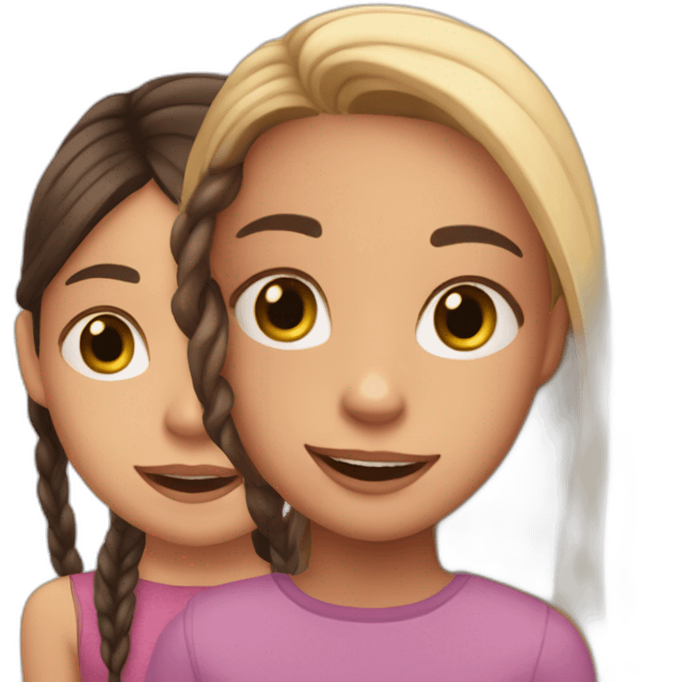 Olivia Rodrigo with a little blond girl emoji