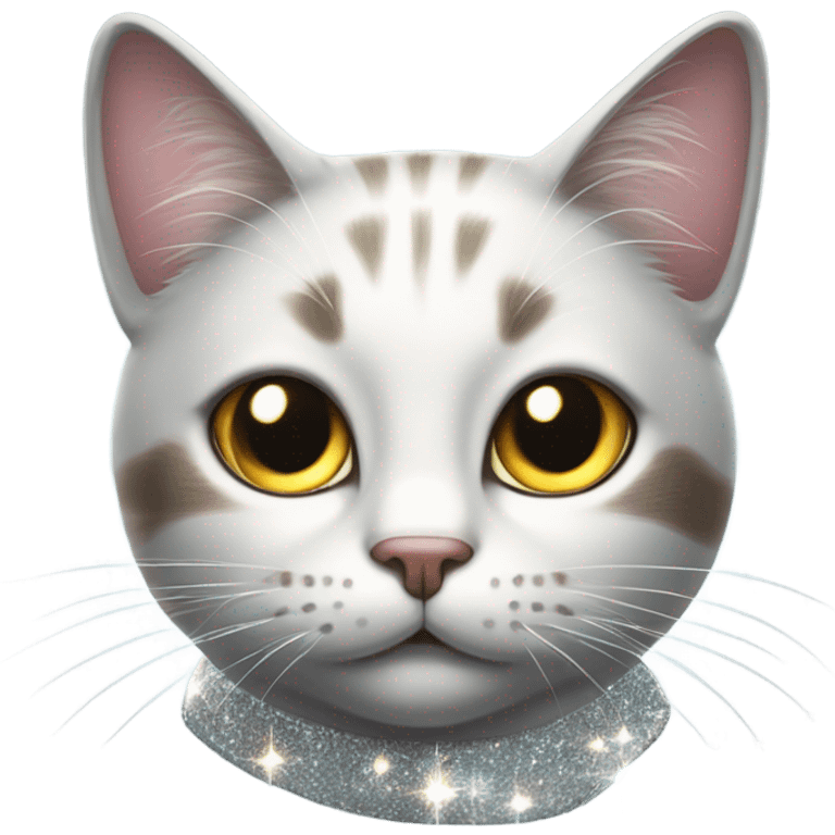 Cat with sparkles  emoji