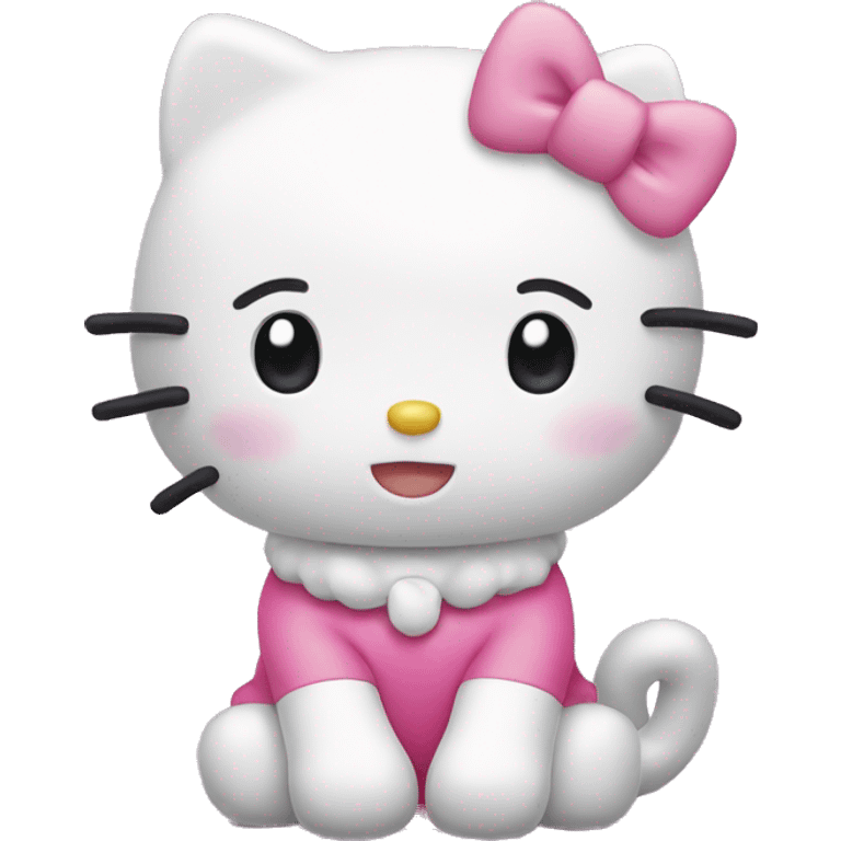 Cute hello kitty  emoji