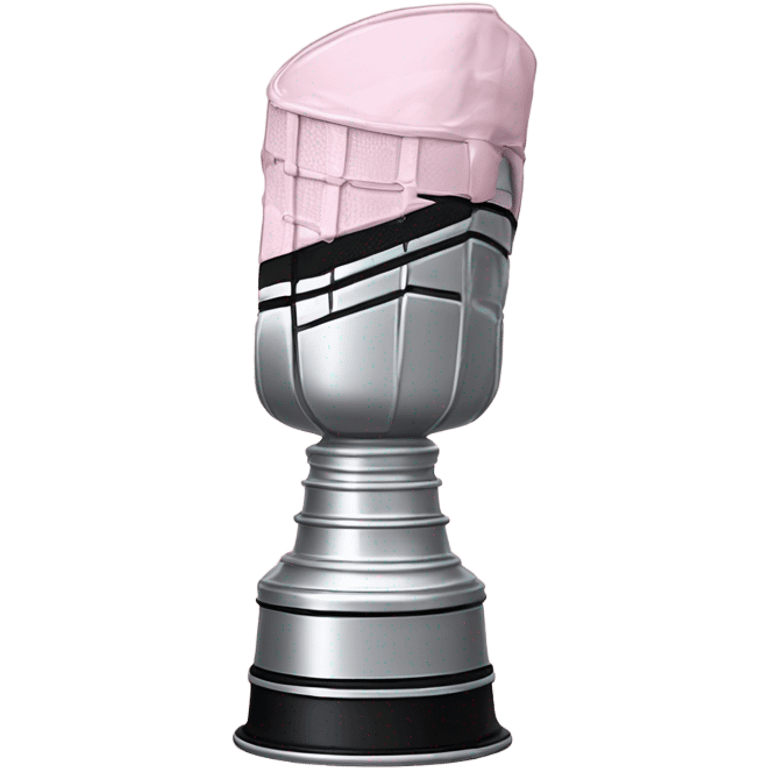 Stanley cup style metal baby pink emoji