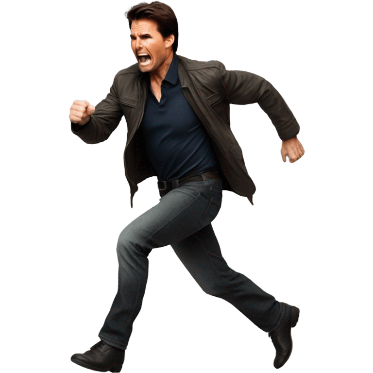 Tom Cruise running emoji