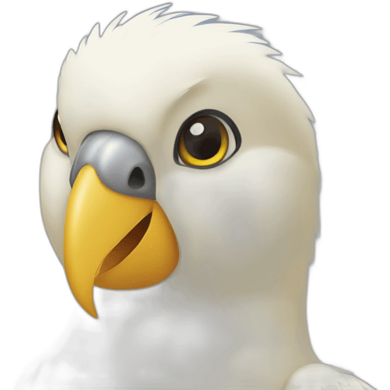 normal-cockatiel-face emoji