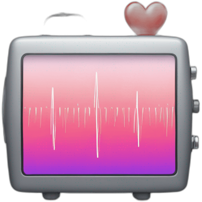 heart rate monitor emoji