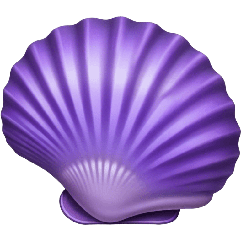 Purple sea shell emoji