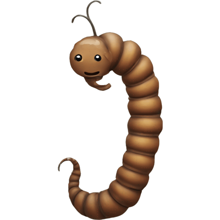 hairy worm emoji