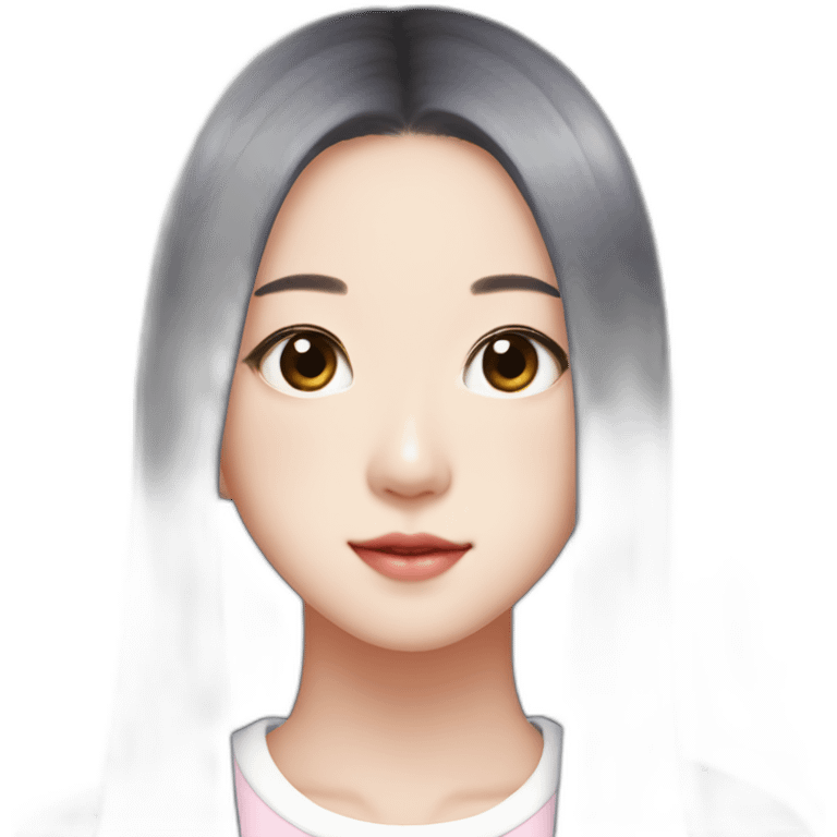 Korean girl jisoo from blackpink emoji