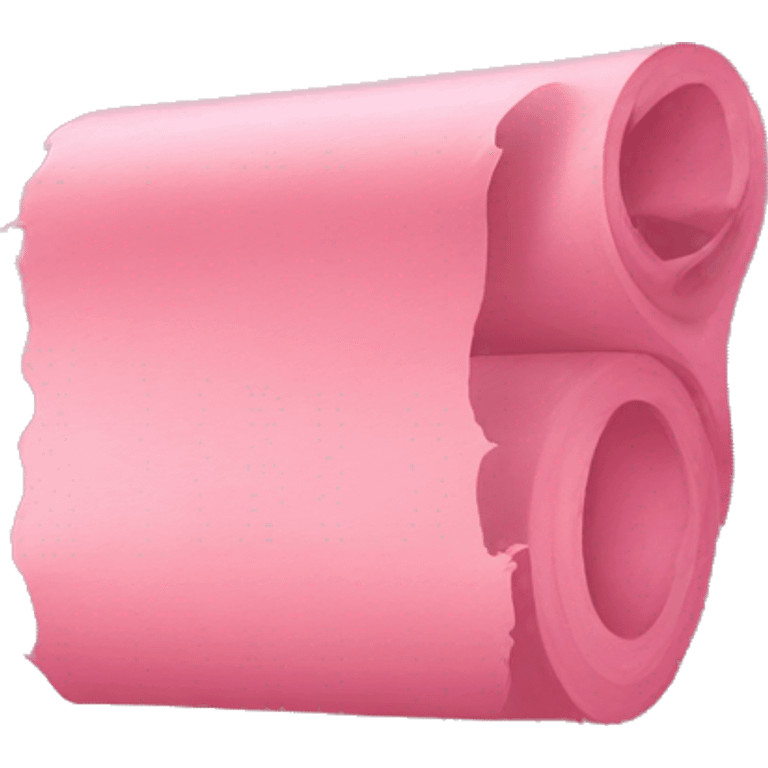 Pink wall paint and roll emoji