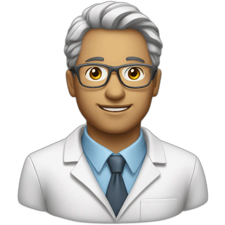 Sport chemical scientist for peace emoji