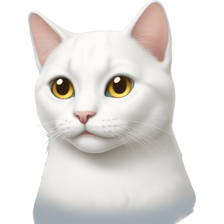 White cats  emoji