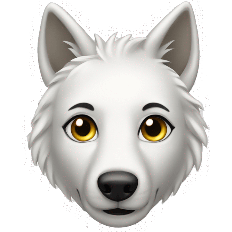 white wolf dressage cylinder emoji