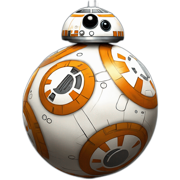 bb8 in the star wars universe  emoji