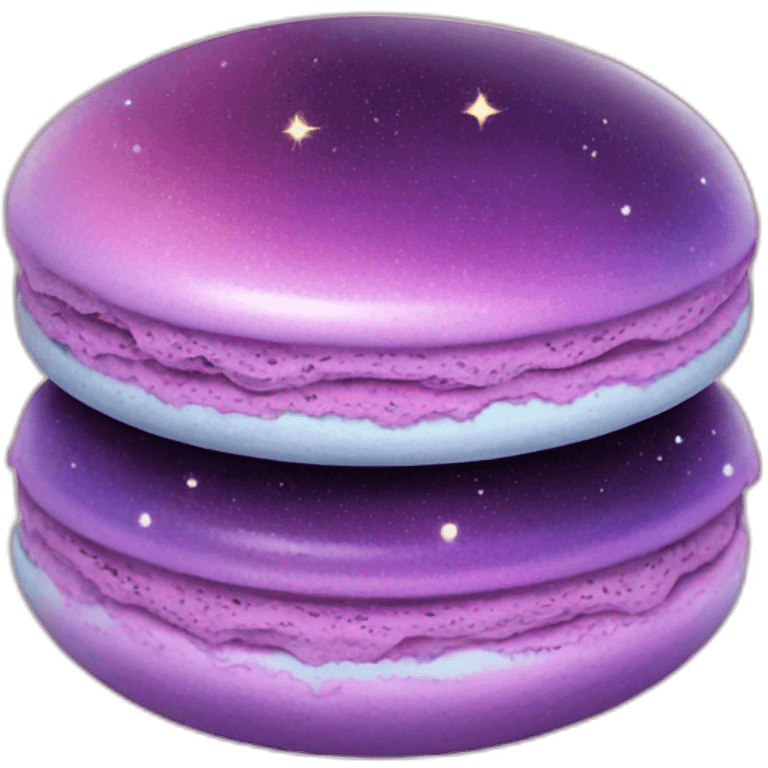 galaxy macaron emoji